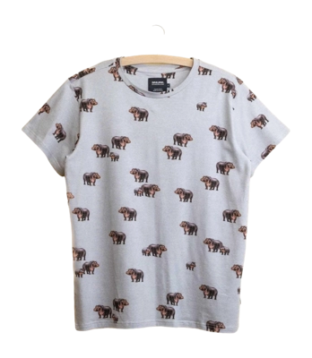 T-Shirt SNURK Unisexe Hippopotames