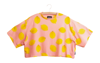 t-Shirt Court SNURK Femme Lemon