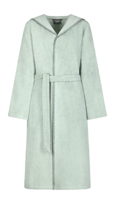 Peignoir Cawö Home Femmes 6219 Capuche Eucalyptus