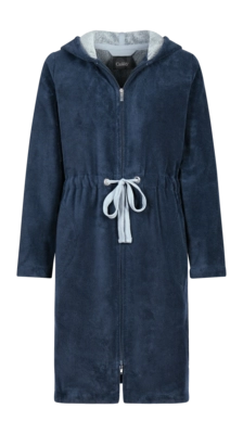 Peignoir Cawö Home 822 Femme Capuchon & Tunnelkoord Sea