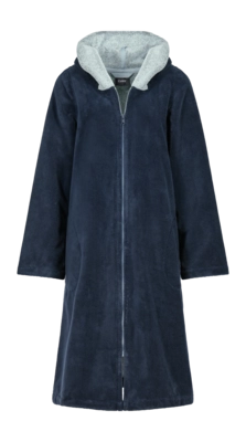 Peignoir Cawö Home 841 Femme Capuchon & Rits Sea