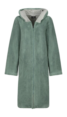 Peignoir Cawö Home 841 Femme Capuchon & Rits Fjord