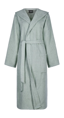 Peignoir Cawö Home 5223 Femme Capuchon Eucalyptus