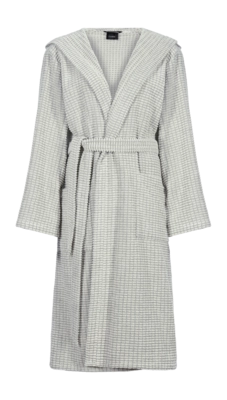 Peignoir Cawö Home 6137 Femme Capuchon Nature Pine