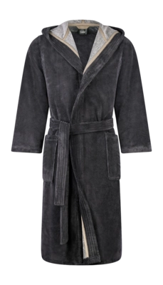 Peignoir Cawö Home 831 Homme Capuchon Stone