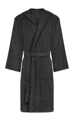 Peignoir Cawö Home 5623 Homme Capuchon Basalt
