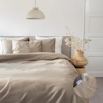 Taie d'Oreiller Town&Country Boston 300TC Taupe