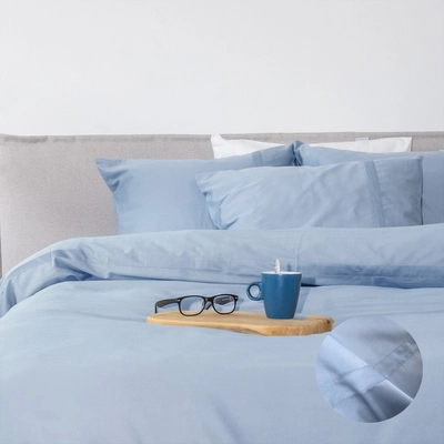 Taie d'Oreiller Town&Country Boston 300TC Jeansblue