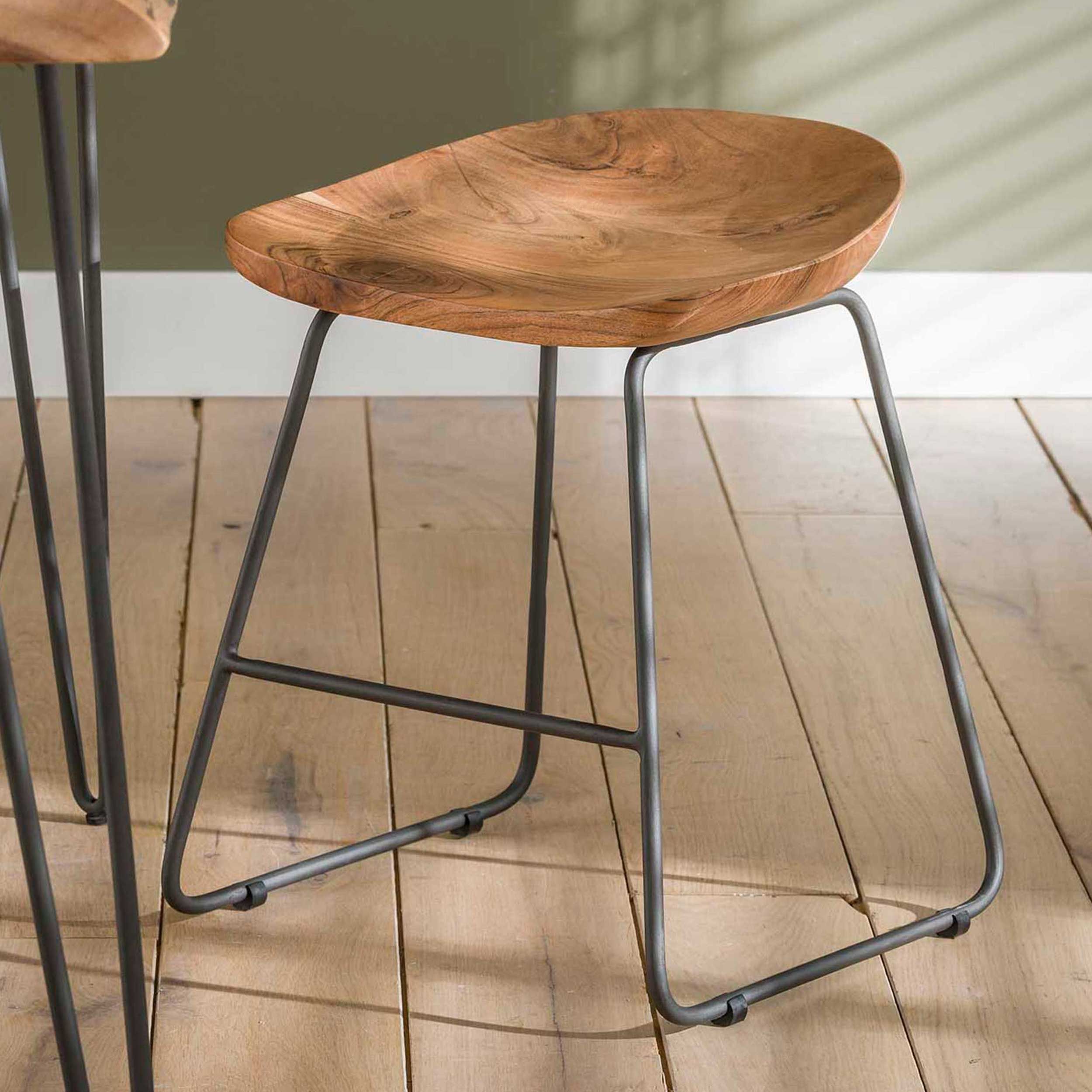 Tabouret Elena - acacia