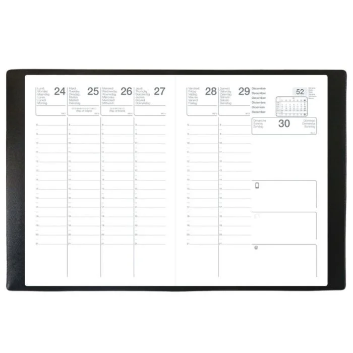 Agenda de poche Semainier 2026 - 90 x 125 mm QUO VADIS Pluton