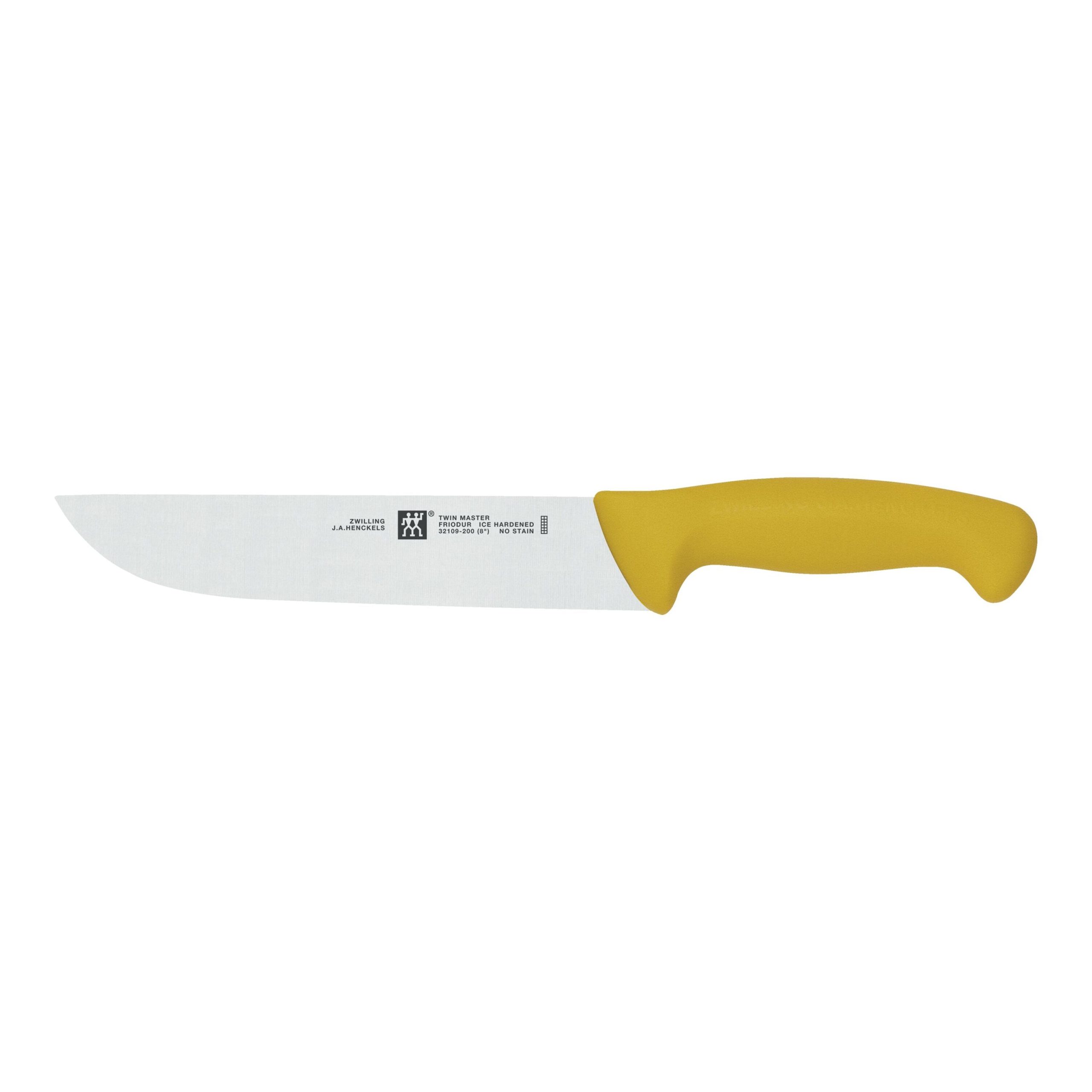 Couteau de boucher 20 cm, Jaune