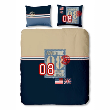 Housse de Coton Good Morning Aventure Bleu Coton