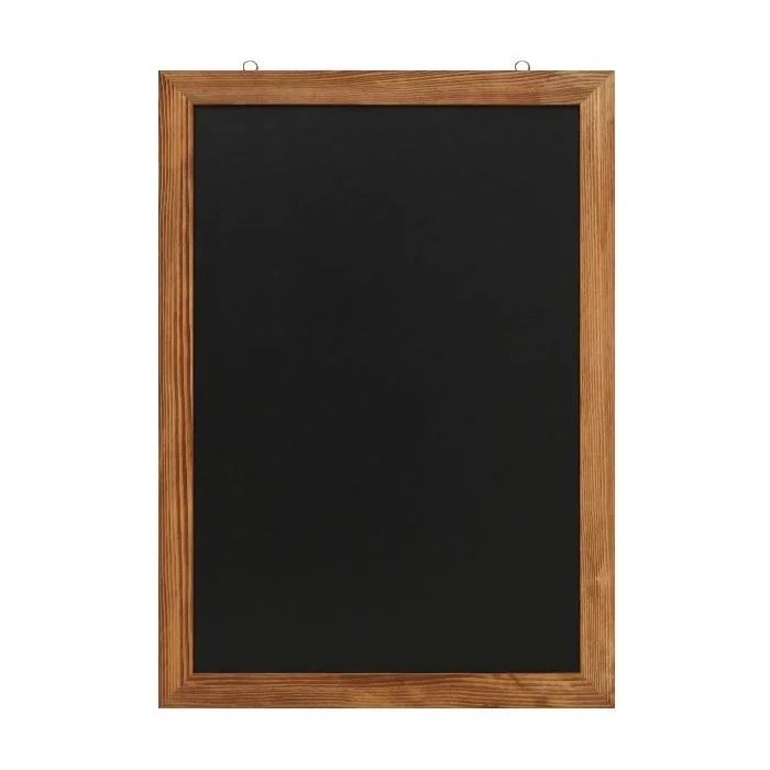 Ardoise avec cadre en bois - Naturel - 500 x 700 mm EUROPEL