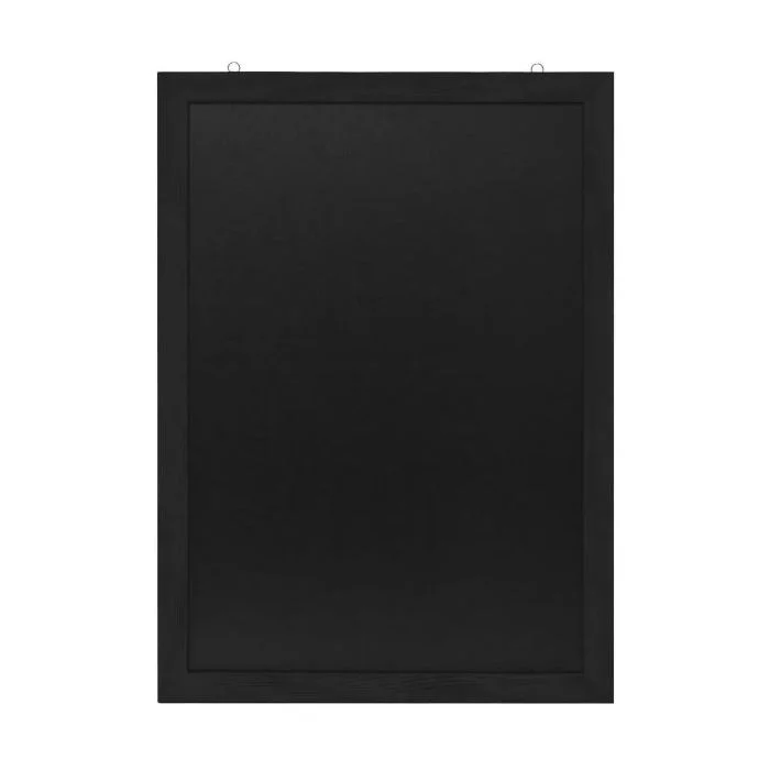 Ardoise avec cadre en bois - Noir - 600 x 840 mm EUROPEL