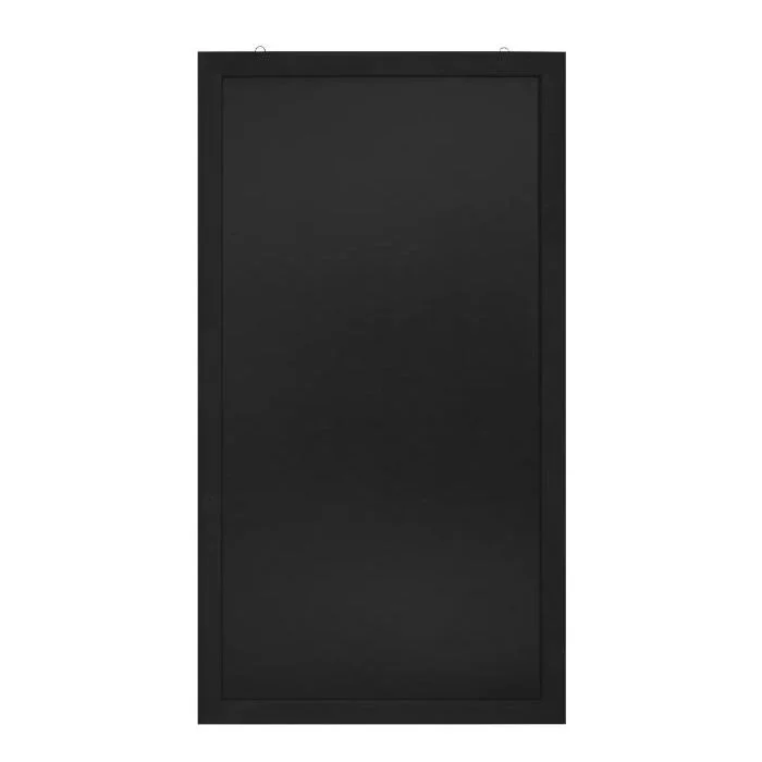 Ardoise avec cadre en bois - Noir - 600 x 1100 mm EUROPEL