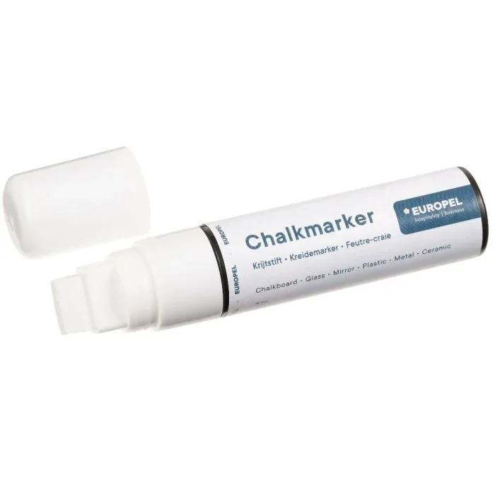 Marqueur à craie Blanc - 15 mm EUROPEL