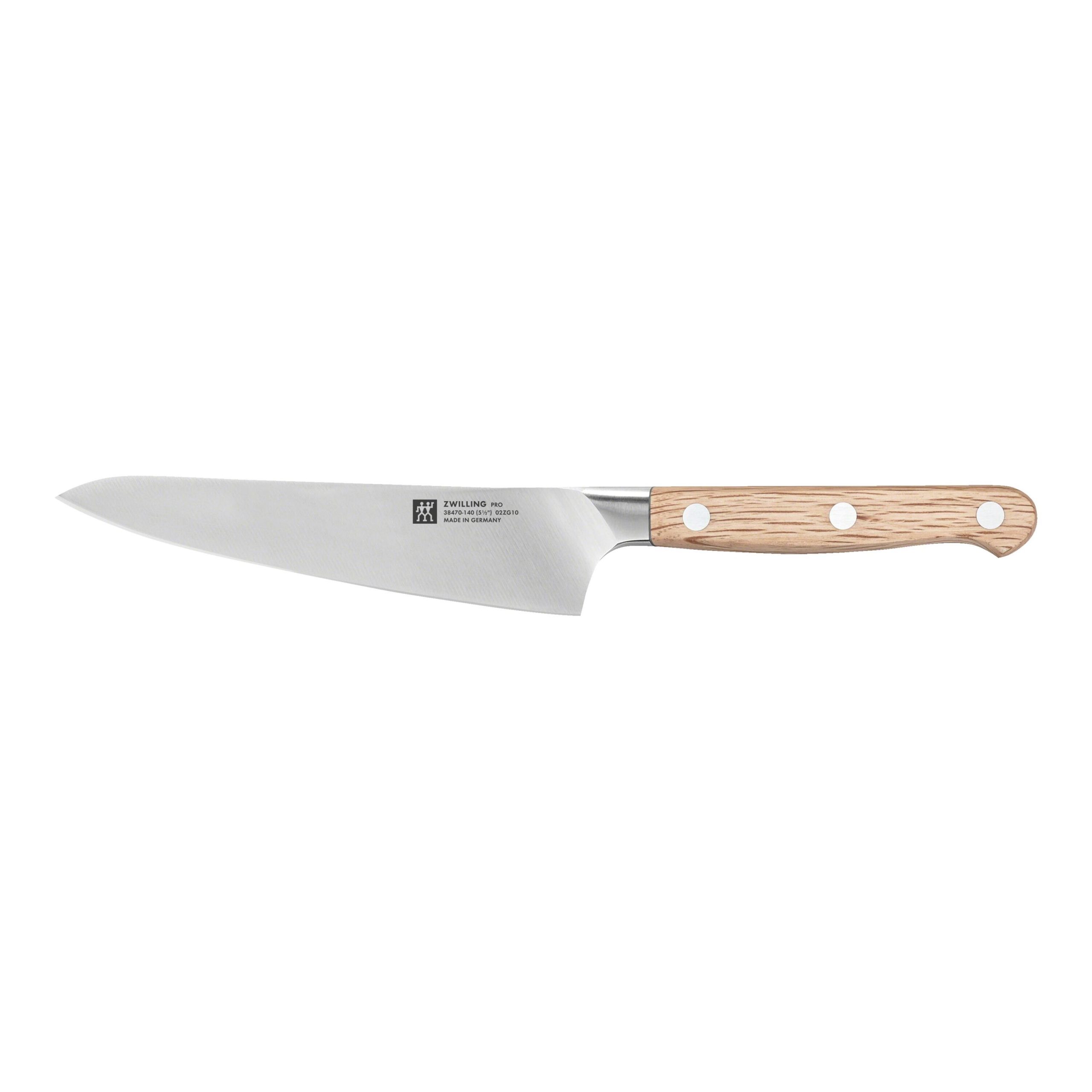 Couteau de chef compact 14 cm, Nature, Chêne vert