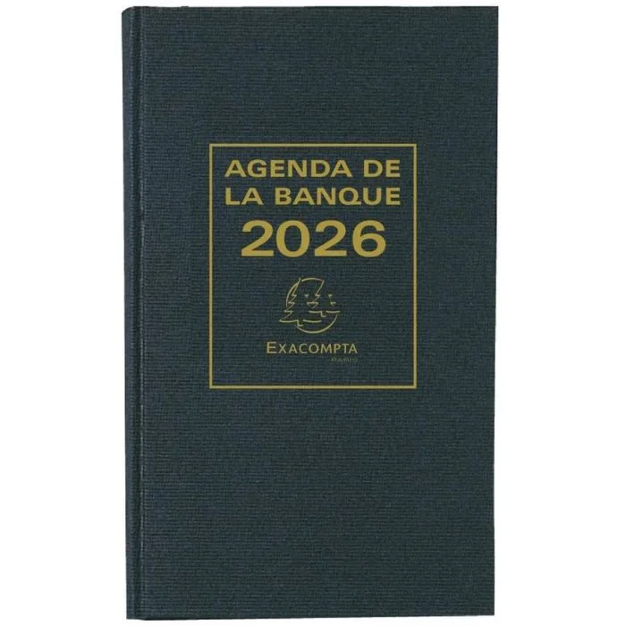 Agenda de Banque 2026 - 175 x 280 mm EXACOMPTA 2 volumes