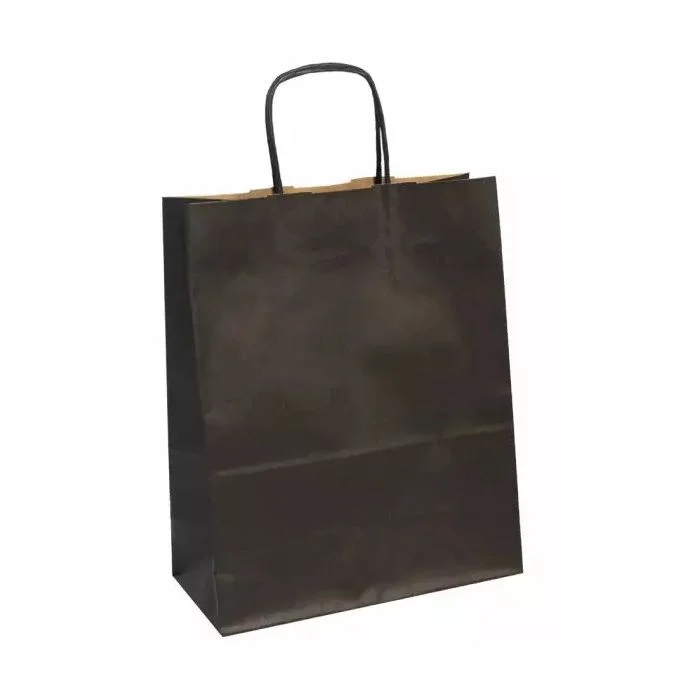 Sac en papier - 160 x 80 x 210 mm - Noir CLAIREFONTAINE Lot de 25