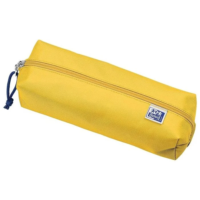 Grande Trousse rectangulaire pour stylos - Jaune OXFORD