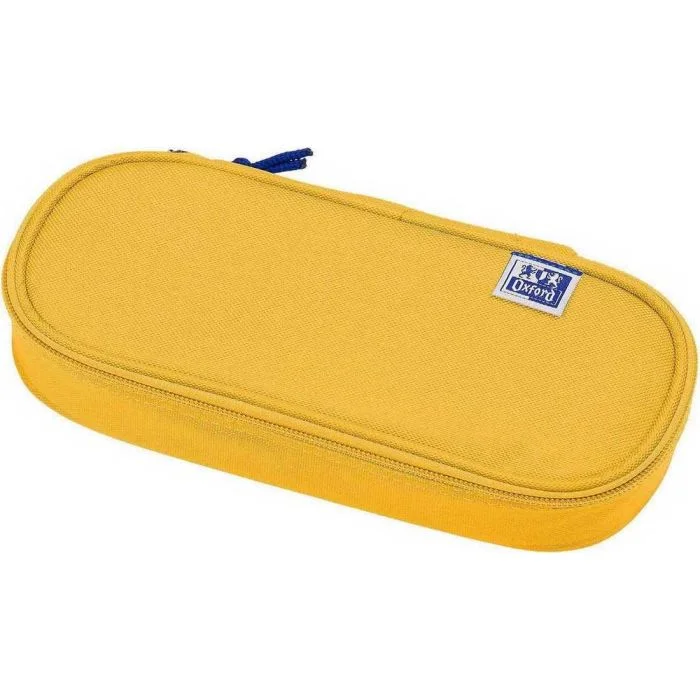 Trousse ovale pour stylos - Jaune OXFORD