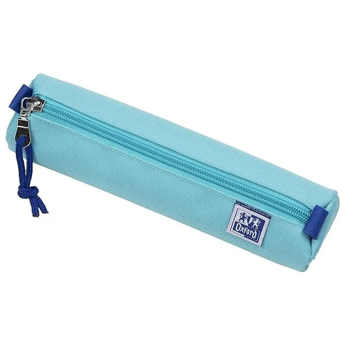 Petite Trousse ronde pour stylos - Aqua OXFORD