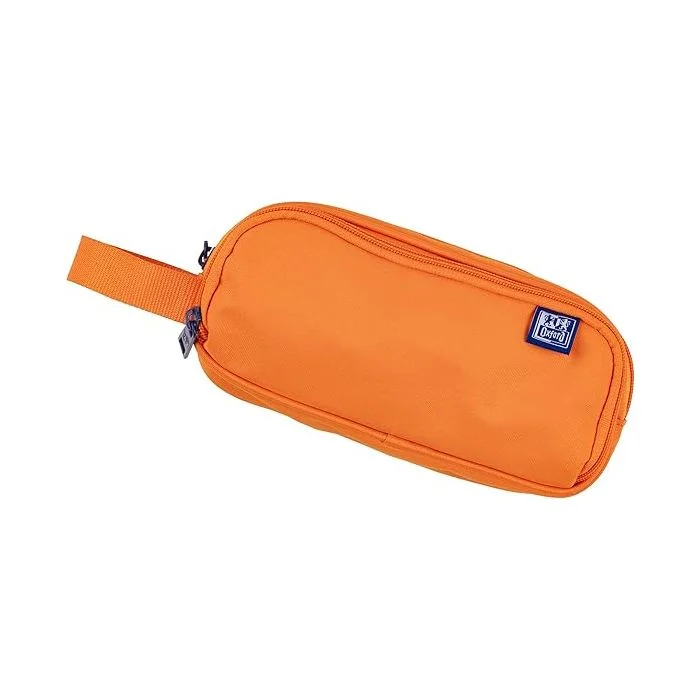 Trousse 3 compartiments à stylos - Orange OXFORD B-Smart