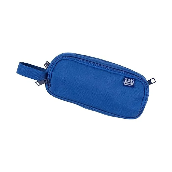 Trousse 3 compartiments à stylos - Bleu OXFORD B-Smart
