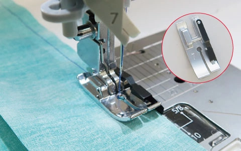 Pied avec guide 7mm Juki