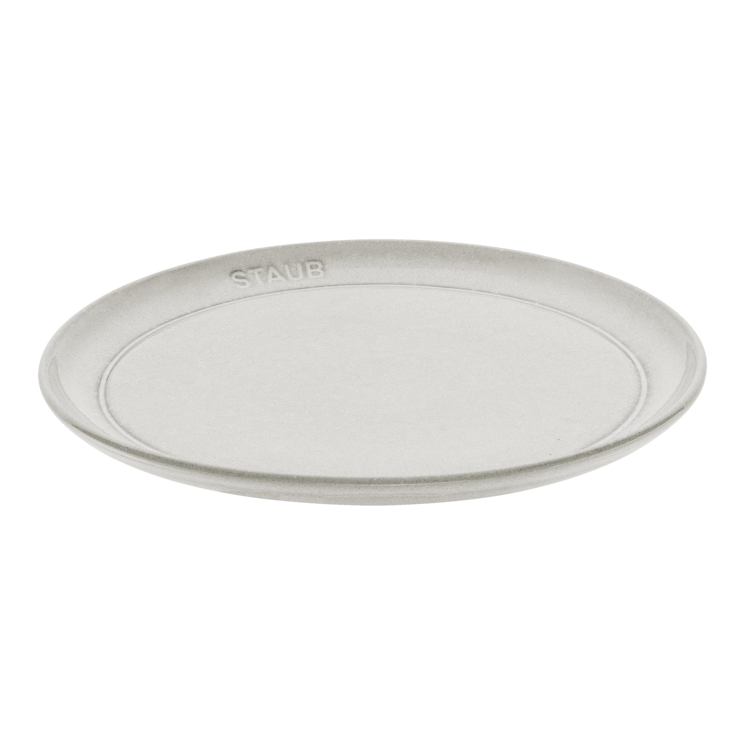 Assiette plat 22 cm, Céramique, Truffe blanche