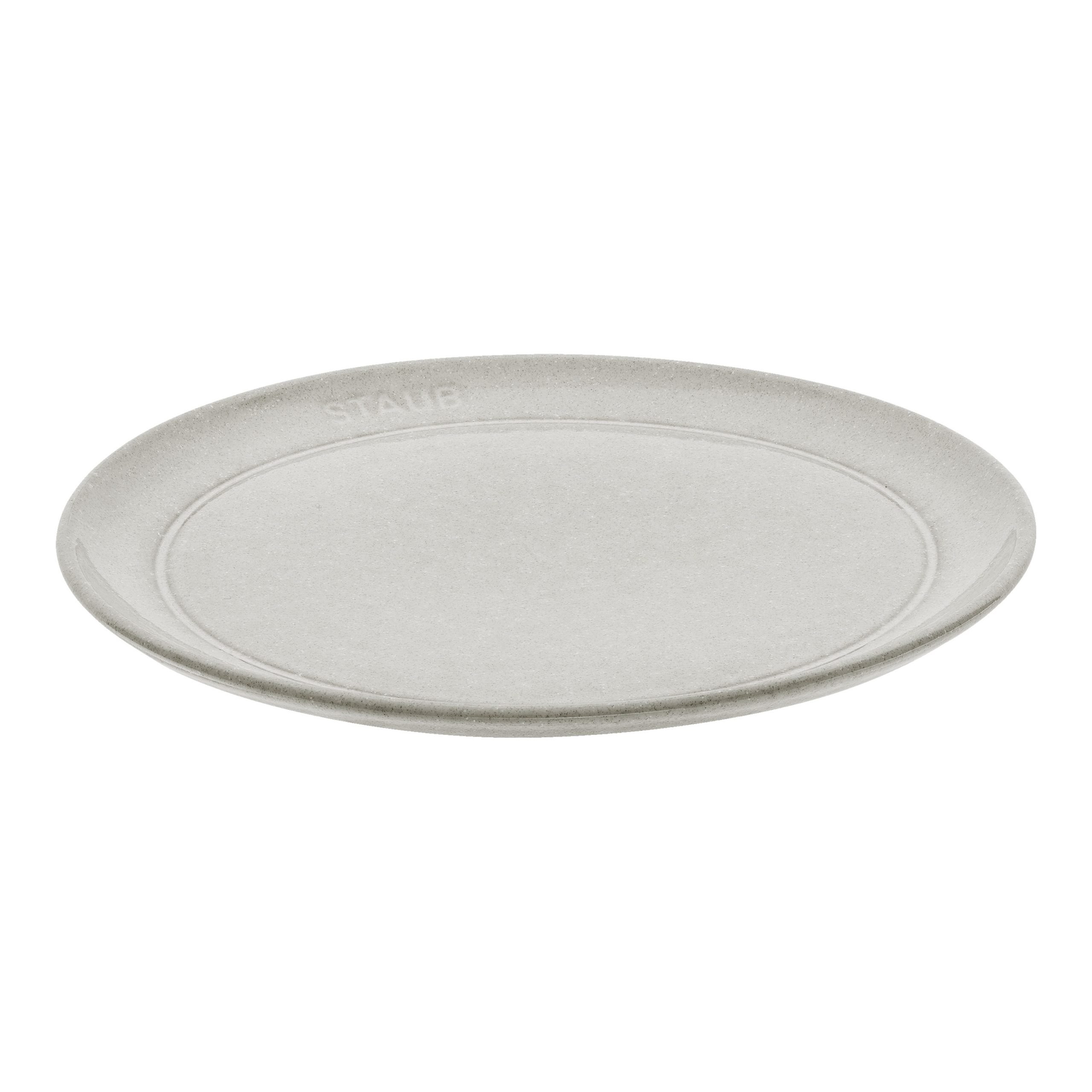 Assiette plat 20 cm, Céramique, Truffe blanche