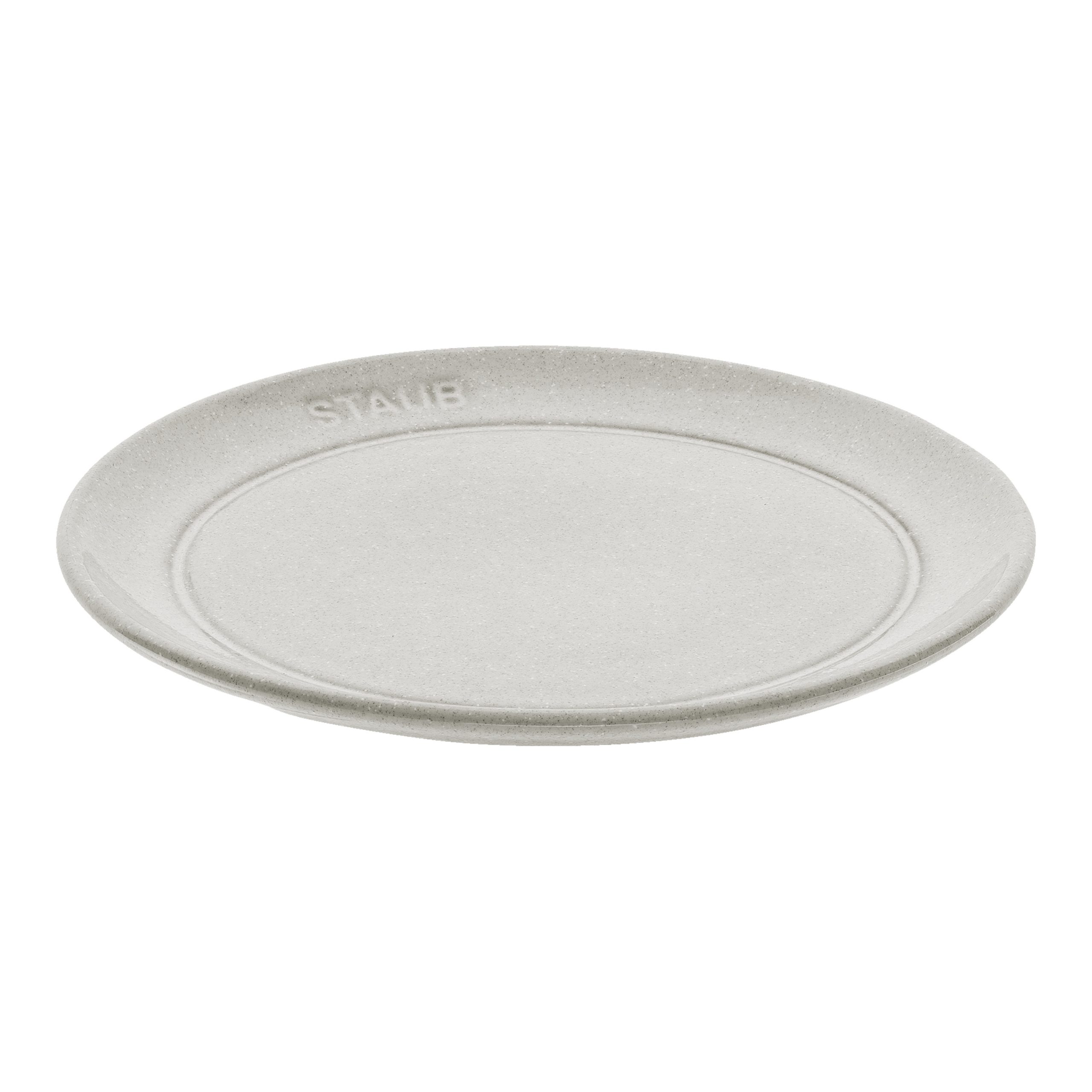 Assiette plat 15 cm, Céramique, Truffe blanche