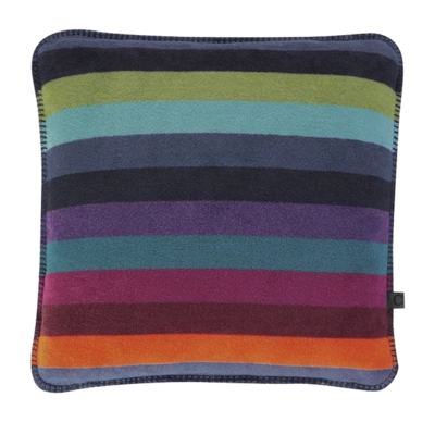 Housse Coussin Décoratif Cawö Lifestyle Block Stripes Multicolor Dark (50 x 50 cm)