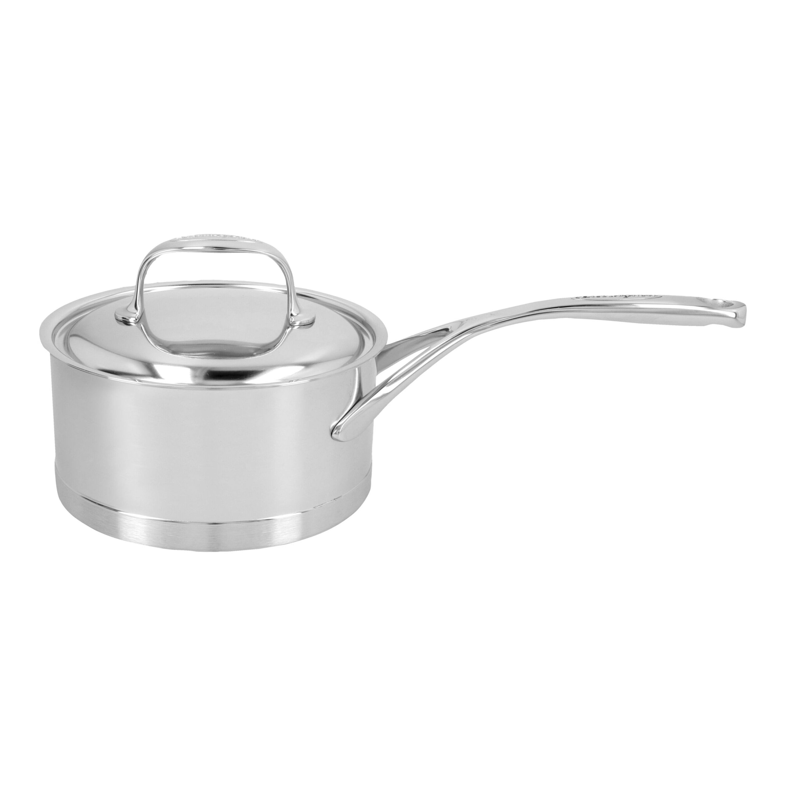 Casserole avec couvercle 16 cm, Inox 18/10, Argent