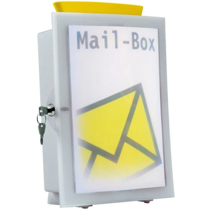 Boite aux lettres Gris clair - 260 x 128 x 375 mm HAN IMAGE'IN