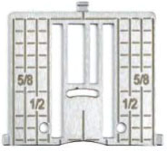 Plaque à aiguille standard pour zigzag graduée en pouces réf 412288103 Husqvarna