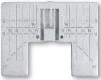 Plaque à aiguille standard pour zigzag graduée en pouces réf 412964205 Husqvarna