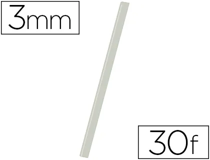 Baguette relier exacompta serodo découpe arrondie facilite insertion 30f épaisseur 3mm 297mm transparent boîte 25u