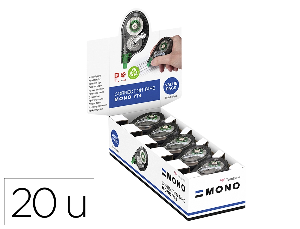 Presentoir de 20 rollers de correction lateraux CT-YT4-20