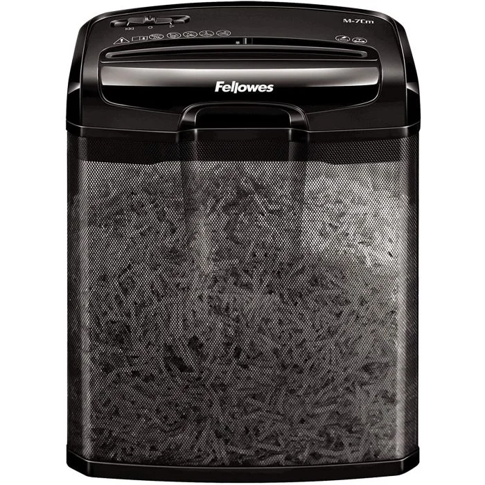 Destructeur de documents - 13 litres - Noir FELLOWES Powershred M-7M