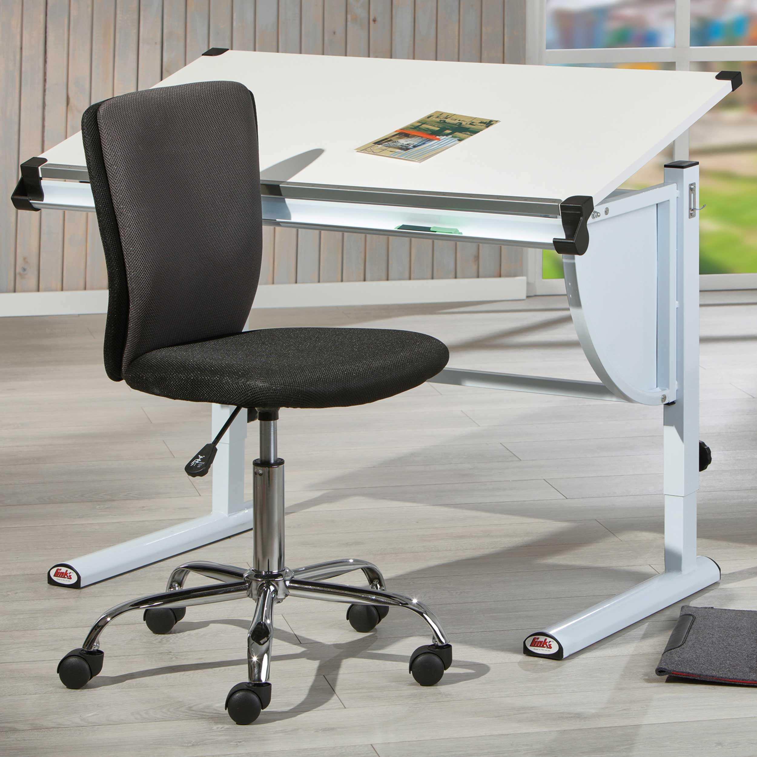 Bureau d'enfant Milo avec plateau réglable