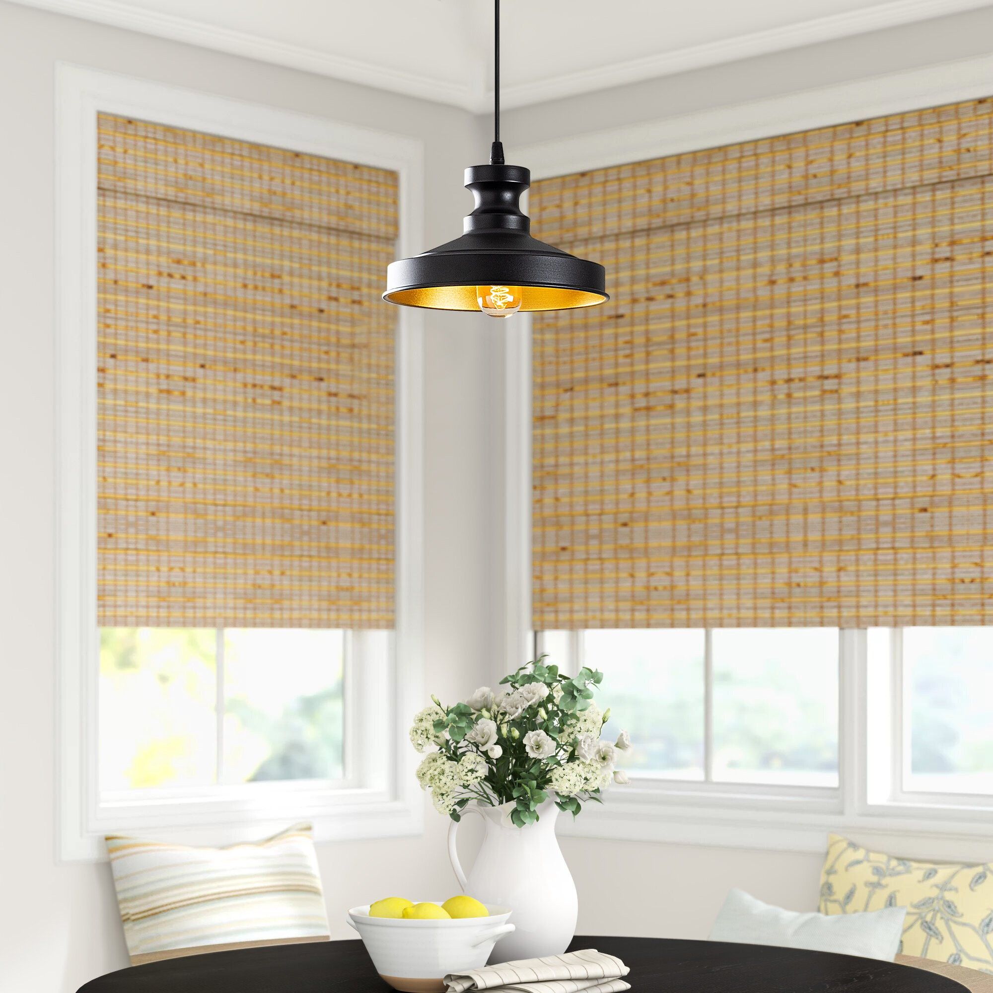 Lustre Sheen | 22x22cm | 109cm Hauteur | IP20 | Noir