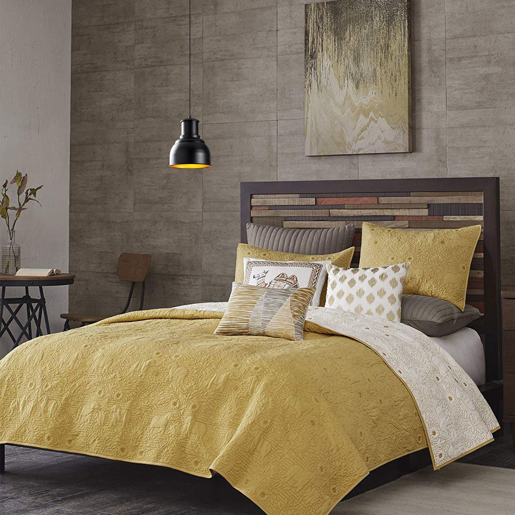 Sheen Chandelier | Corps en métal | 25x25 cm | Noir