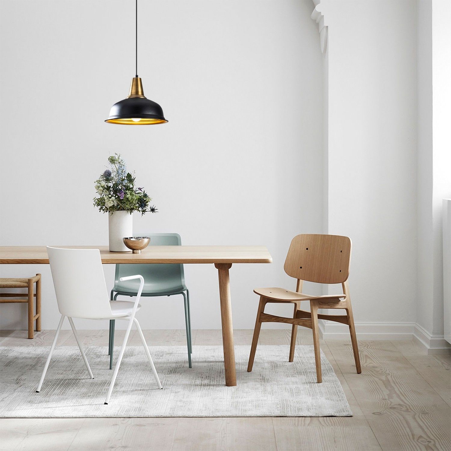 Lustre Sheen | 32x32cm | 120cm Hauteur | Métal