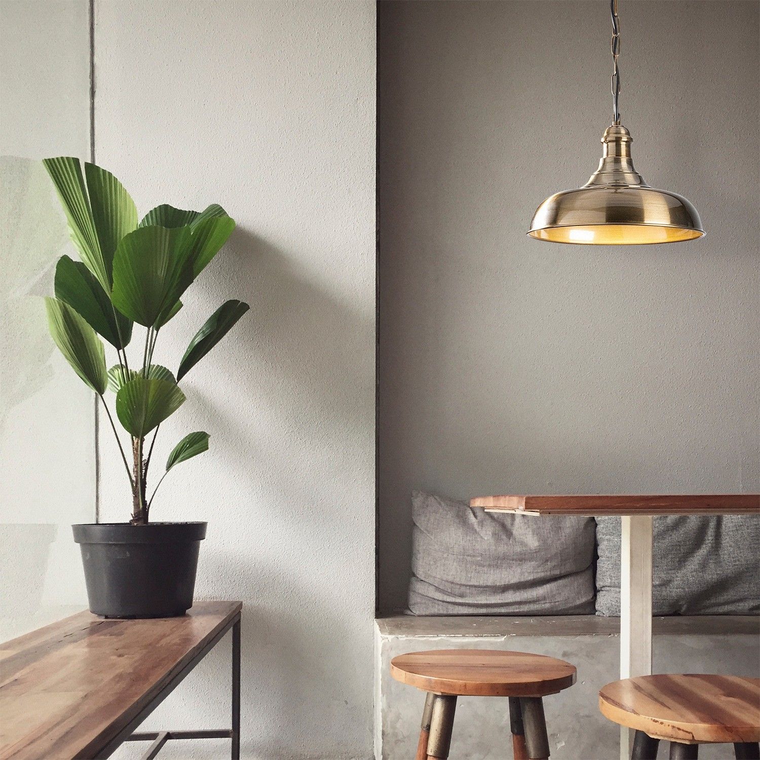 Lustre Sheen | 32x32 cm | 66 cm Hauteur | Or