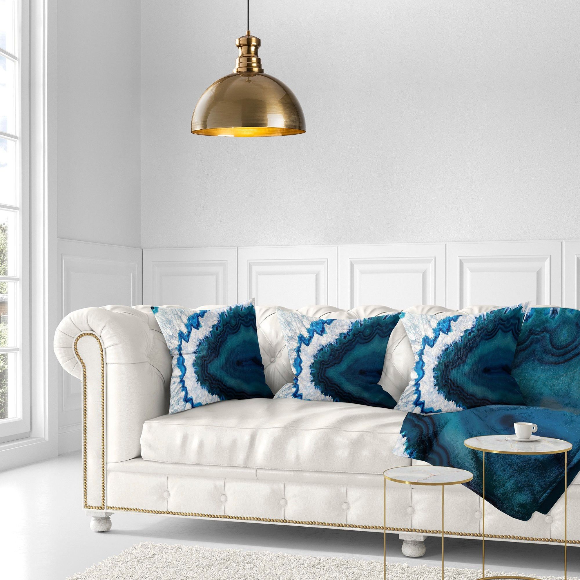 Lustre Sheen | 40x40cm | 134cm Hauteur | Or