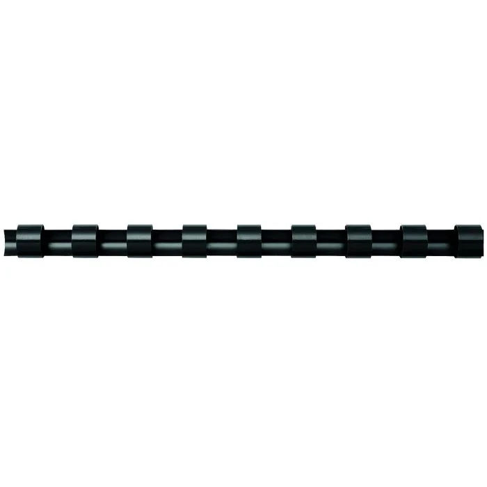 Lot de 50 Baguettes de 21 anneaux - 22 mm - Noir FELLOWES