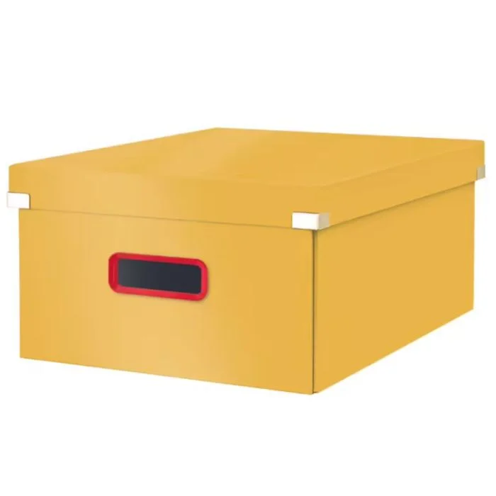 Boîte de rangement 369 x 482 x 200 mm - Jaune LEITZ Click et Store Cosy L