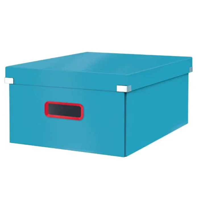 Boîte de rangement - 369 x 482 x 200 mm - Bleu LEITZ Click et Store Cosy L