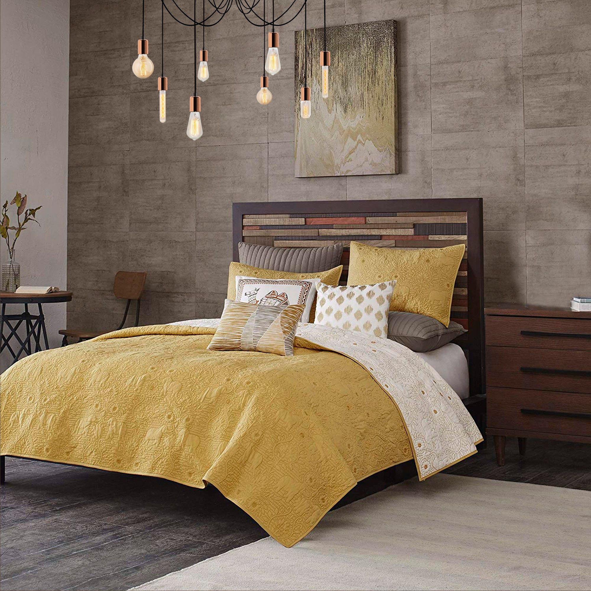 Chandelier en cuivre Nitid | Max 40W | Hauteur réglable